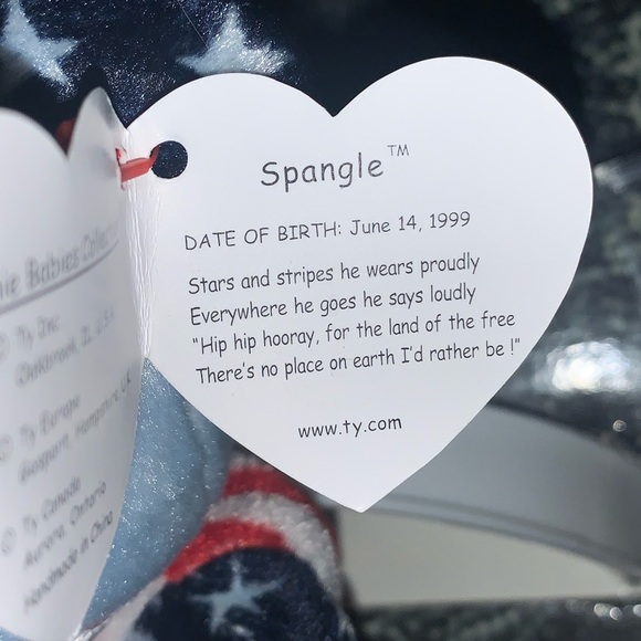 NEW TY Beanie Babies Spangle Glory Franny SET OF 5 - Picture 6 of 8